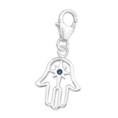 Hamsa - Silber 925 Verschluss Amulette A4S44481