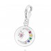 Moon And Star - 925 Sterling Silver Charms with lobster A4S44496