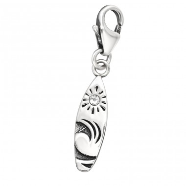 Surf - Šperkové Striebro 925 Sponové Amulety A4S44529
