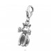 Strieborný Pes - Striebro 925 Sponové Amulety A4S5527