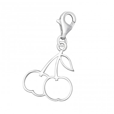 Cherry - 925 Sterling Silver Charms with lobster clasp A4S7045