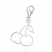 Cherry - 925 Sterling Silver Charms with lobster clasp A4S7045