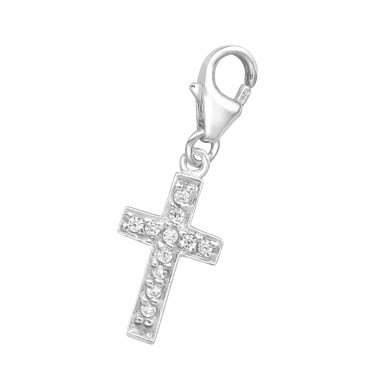 Strieborný Kríž - Striebro 925 Sponové Amulety A4S72