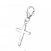 Strieborný Kríž - Striebro 925 Sponové Amulety A4S858