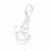 Snowman - 925 Sterling Silver Charms with lobster clasp A4S898