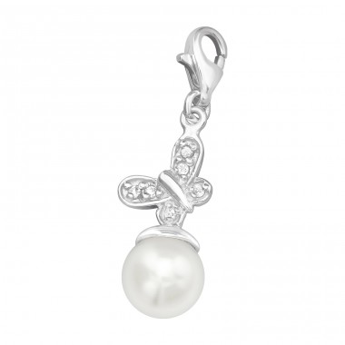 Strieborný Motýľ - Striebro 925 Sponové Amulety A4S926