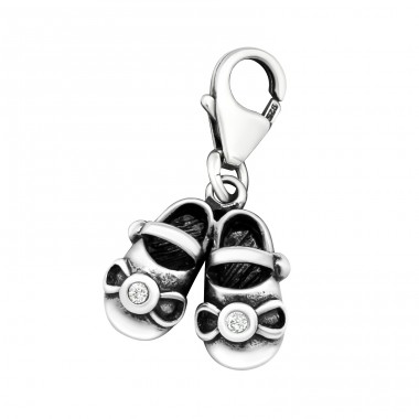 Strieborná Topánka - Striebro 925 Sponové Amulety A4S9281