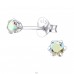 Round 6mm - 925 Sterling Silver Basic Ear Studs A4S15517
