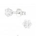 Round 6mm - 925 Sterling Silver Basic Ear Studs A4S15518