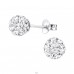 Ball - 925 Sterling Silver Basic Ear Studs A4S15567