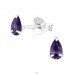 Pear 3x5mm - 925 Sterling Silver Basic Ear Studs A4S15983