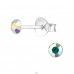 Round 3mm - 925 Sterling Silver Basic Ear Studs A4S16386