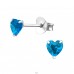 Heart 4mm - 925 Sterling Silver Basic Ear Studs A4S19033