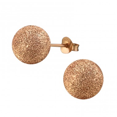 Strieborná Guľa 10mm - Striebro 925 Základné náušnice A4S21354