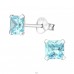 Square 5mm - 925 Sterling Silver Basic Ear Studs A4S23831