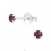 Round 3mm - 925 Sterling Silver Basic Ear Studs A4S31129