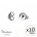 Butterfly - 925 Sterling Silver Basic Ear Studs A4S32664