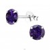 Round 6mm - 925 Sterling Silver Basic Ear Studs A4S33206
