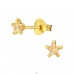 Star 4mm - 925 Sterling Silver Basic Ear Studs A4S35333