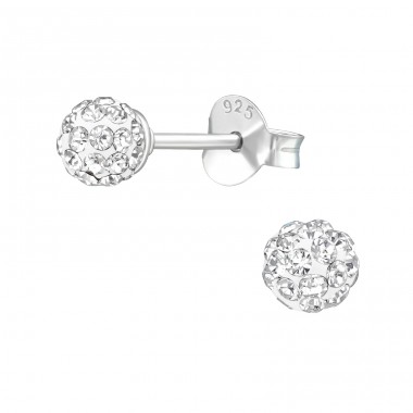 Labda 4mm - 925 Ezüst Alap Fülbevaló A4S39276