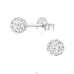 Labda 4mm - 925 Ezüst Alap Fülbevaló A4S39276