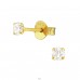 Round 3mm - 925 Sterling Silver Basic Ear Studs A4S39316