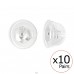 Silicone Coated Silver Butterfly Backs - Silicon + 925 Sterling Silver Basic Ear Studs A4S41872