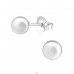 Ezüst Ball 5mm - 925 Ezüst Alap fülbevaló A4S5983