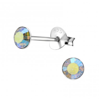 Rundă 4mm din Argint - Argint 925 Cercei clasice A4S7147