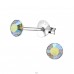 Ezüst Kerek 4mm - 925 Ezüst Alap fülbevaló A4S7147