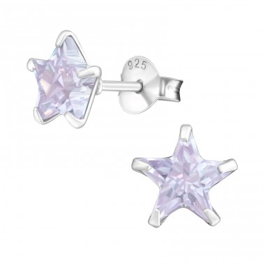 Silberstern 7mm - 925er Silber Basic Ohrstecker A4S9527