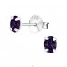 Ezüst Ovális 3x4mm - 925 Ezüst Alap fülbevaló A4S9637