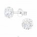 Ezüst Kerek 6mm - 925 Ezüst Alap fülbevaló A4S993