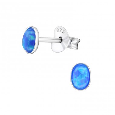 Oval - Argint 925 Cercei cu pietre semipreţioase A4S27445