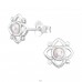 Floare - Argint 925 Cercei cu pietre semipreţioase A4S44885