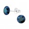Kristall: Metallisches Blau