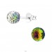 Disco Ball  Cu Cristale Veritabile Europene - Argint 925 Lacrystale Cercei Cu Șurub A4S39258