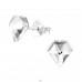 Diamond - 925 Sterling Silver Plain Ear Studs A4S41495
