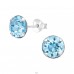 Runden  mit Kristall - 925Er Silber Ohrstecker Mit Kristall A4S47590