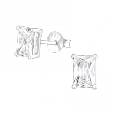 Bagutte - 925 Sterling Silver Basic Ear Studs A4S36427