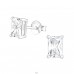 Bagutte - 925 Sterling Silver Basic Ear Studs A4S36427