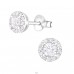 Jiskřivý - Stříbro 925 Puzetové náušnice se zirkony A4S36801