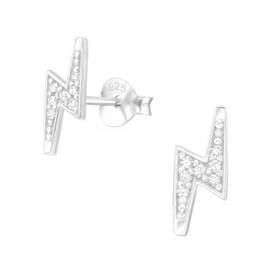 Blesk - Silber 925 Ohrstecker mit Zirkon A4S42396