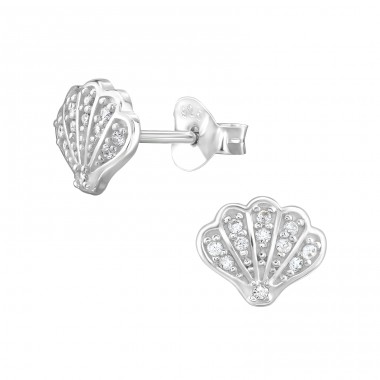 Schale mit Zirkonia - 925Er Silber Ohrstecker Mit Zirkonia Steinen A4S49206