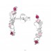 Fluturi Multipli cu zirconiu - Argint 925 Cercei Cu Zirconiu Și Șurub A4S50191