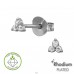Diamante in forma de triunghi - Argint 925 Cercei Cu Diamante A4S51311