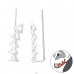 Triangle - 925 Sterling Silver Ear Cuffs and Ear climbers A4S24357
