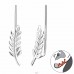 Leaf - 925 Sterling Silver Ear Cuffs and Ear climbers A4S24360