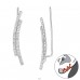 Curved - 925 Sterling Silver Ear Cuffs and Ear climbers A4S24363