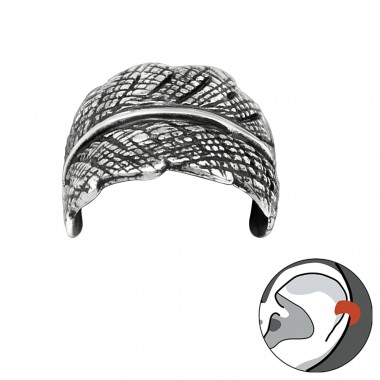 Leaf - 925 Sterling Silver Ear Cuffs and Ear climbers A4S28132